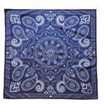 Big and soft classic American bandana in the color navy blue. 26 inches x 26 inches, hand sanded fabric, UV resistant, moisture wicking, quick drying. American Wildrag - the world's best bandanas.